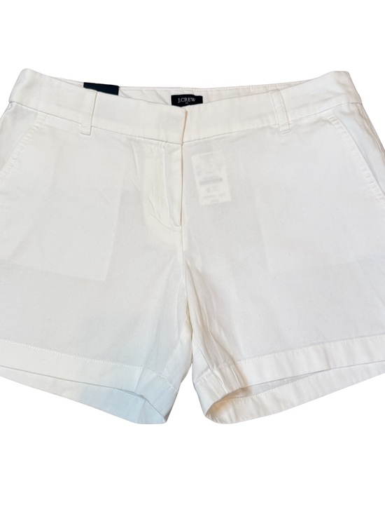 J. Crew Pants - J. Crew White Cotton Shorts with Front Pockets
